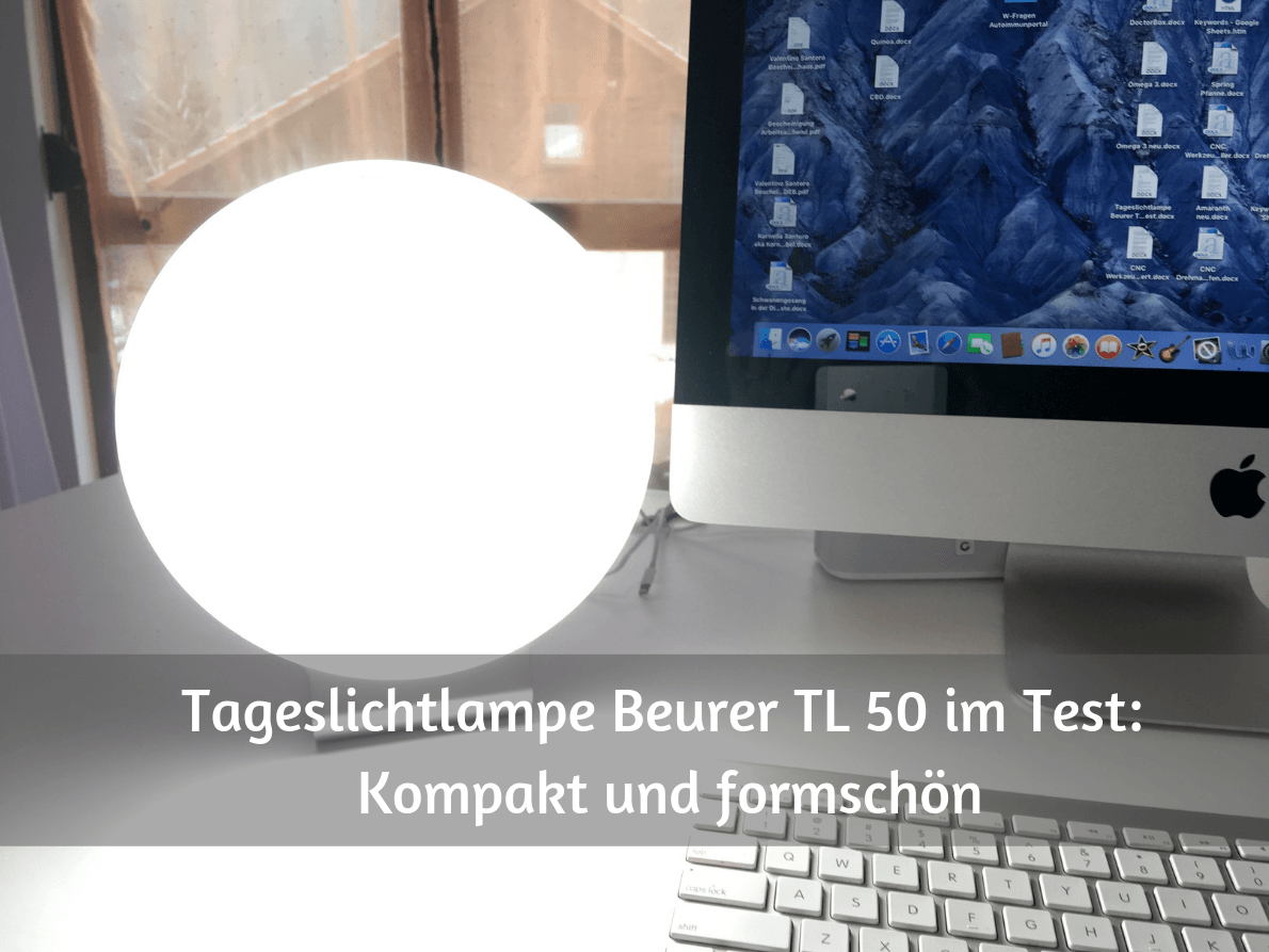 Tageslichtlampe Beurer TL 50 im Test: Kompakt und formschön